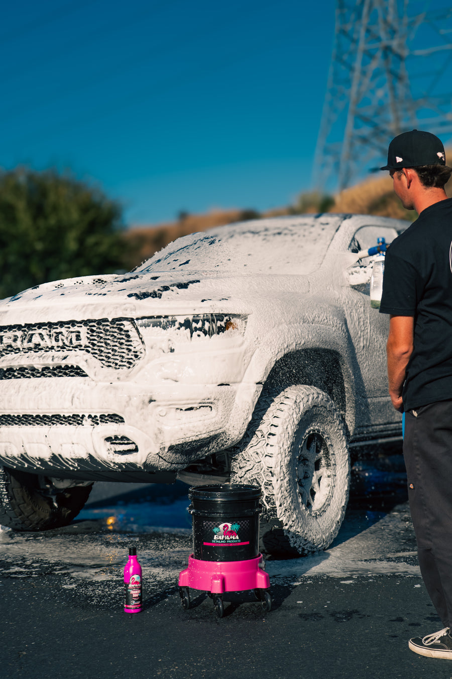 Off-road truck wash with Bahama