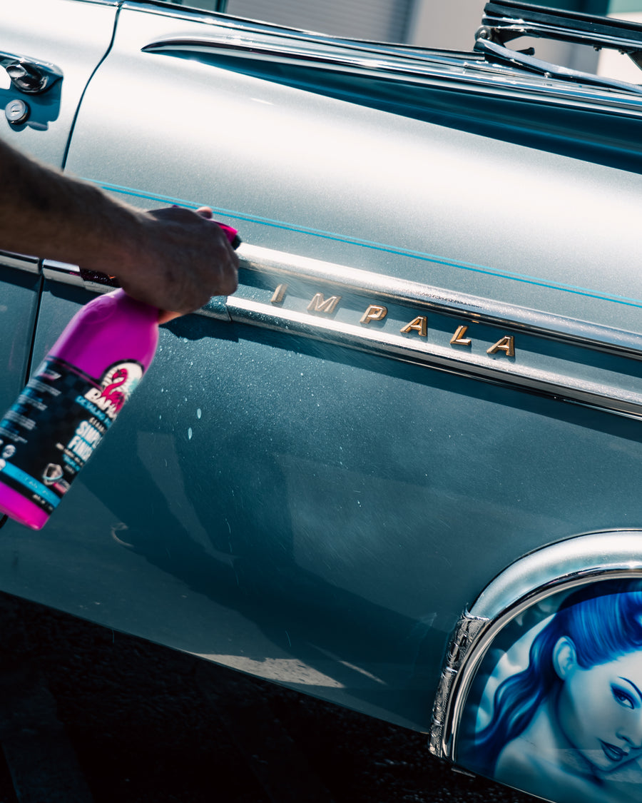 Bahama Simple Finish on Impala lowrider paint