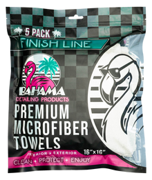 Finish Line Premium Microfiber Towels · 5 Pack