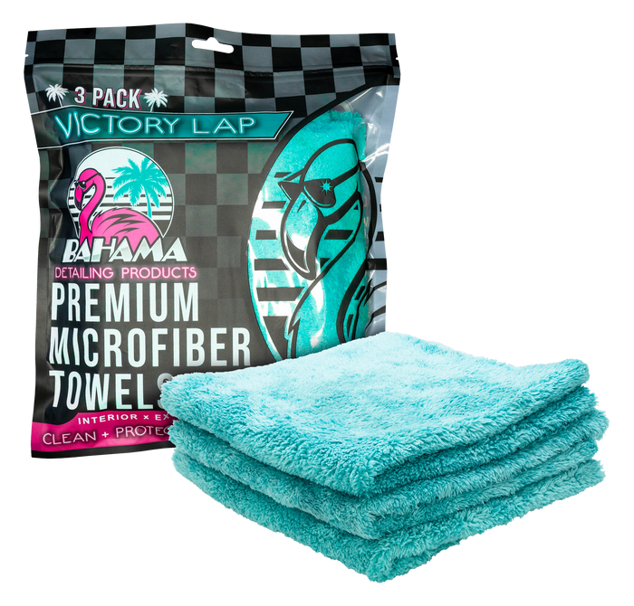 Victory Lap Premium Microfiber Towels · 3 Pack